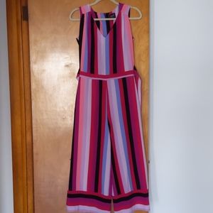 Fabulous fun colored jumpsuit.